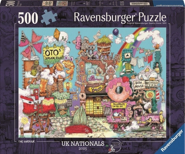 Ravensburger sestavljanka Ulička čudežev, 500 delcev