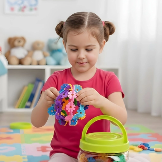 206 colorful pieces in a tube