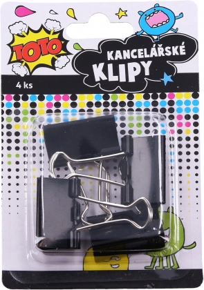 Pisarniške sponke 32 mm, set 4 kos