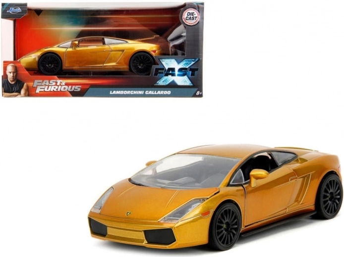 Lamborghini Gallardo 1:24 zlata – FAST & FURIOUS