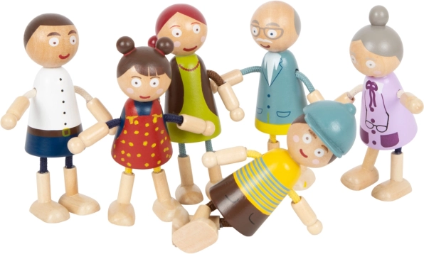 lesene figurice družina od Small Foot