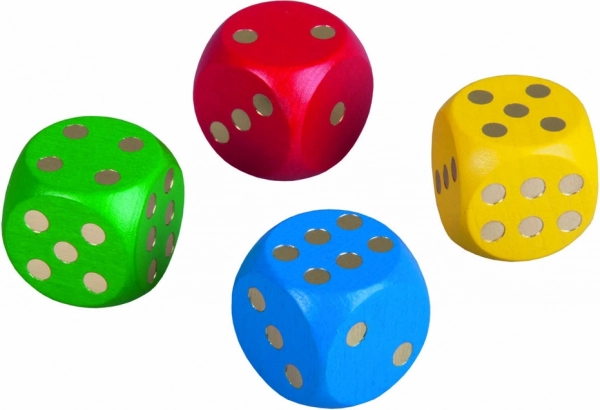 Detoa lesena igralna kocka