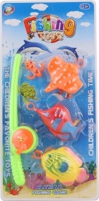 Plastična ribiška palica s kavljem za otroke