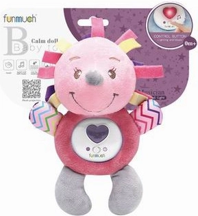 Interaktivni plišasti ježek s svetilko in melodijami