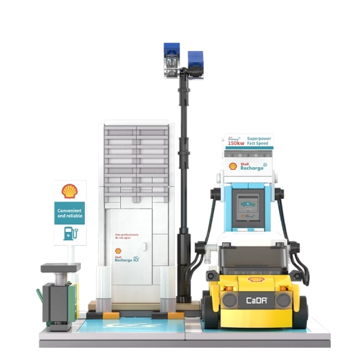 Kompakten rumen avto z vključenim parkirnim mestom