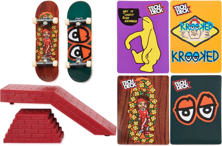 Dve fingerboard deski KROOKED