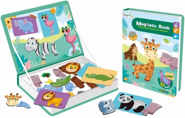 Magnetic animal puzzle