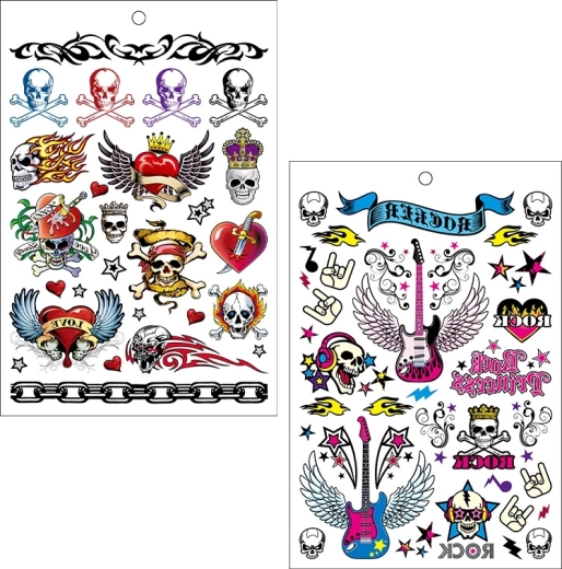 Tetovažne nalepke – knjiga z več kot 200 motivi