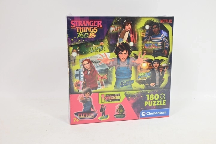 Clementoni sestavljanka Stranger Things 180 koščkov v kvadratni škatli