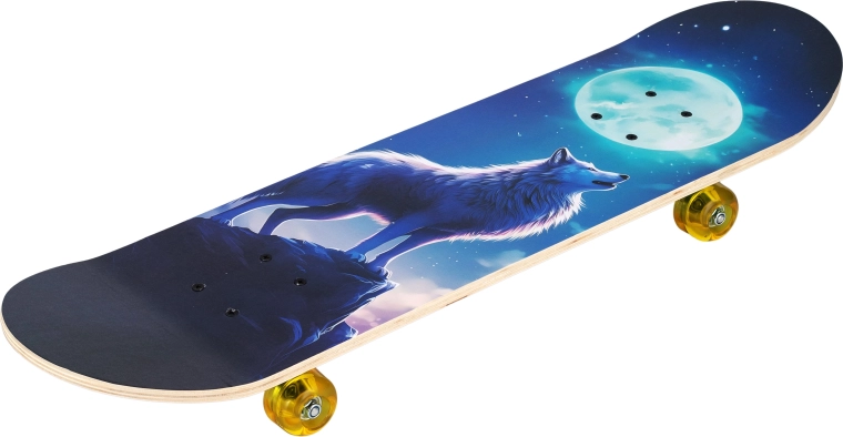 Skejt Wolf 31" z motivom volka