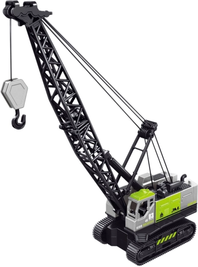 Tracked construction crane 20 cm, gray plastic - 1 piece