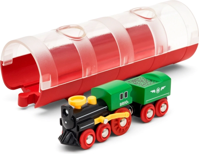 BRIO World predor in parni vlak