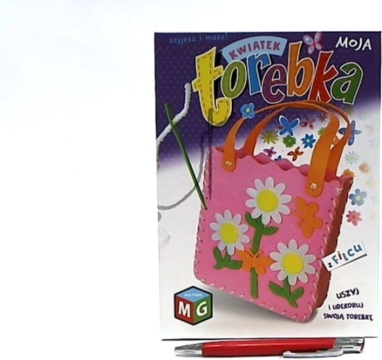 Moja Torebka filcana torbica roža
