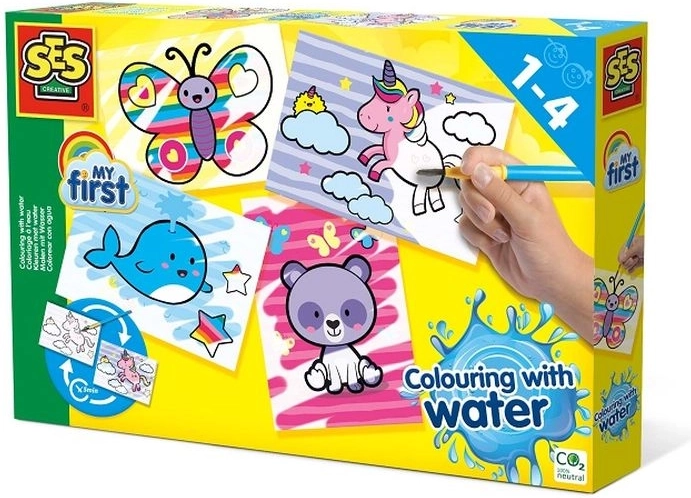 SES Creative My First slikanje z vodo – živali