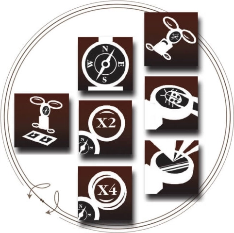 Optični večnamenski pripomoček za otroke – mešanica barv