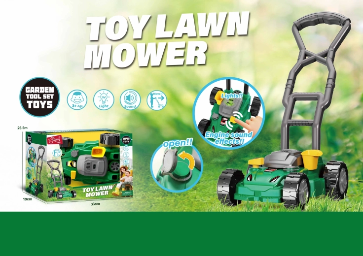 Otroška kosilnica s svetlobnimi in zvočnimi učinki