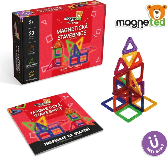 Magnetna konstrukcijska igrača Magneted, 20 delov