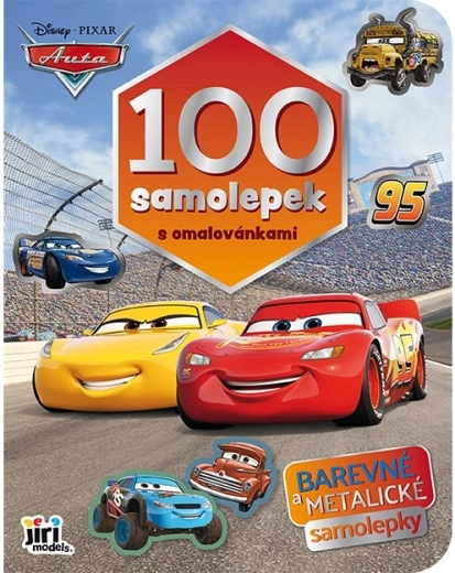 100 nalepk s pobarvankami Avtomobili