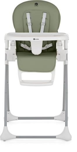 Safe seating thanks to a stable construction and 5-point harness
