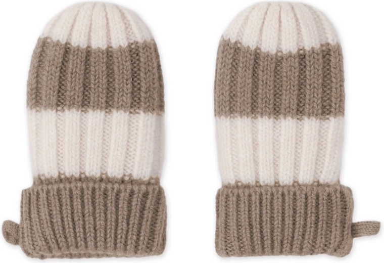 Lodger merino mittens Stripe Buffalo 0–12 months