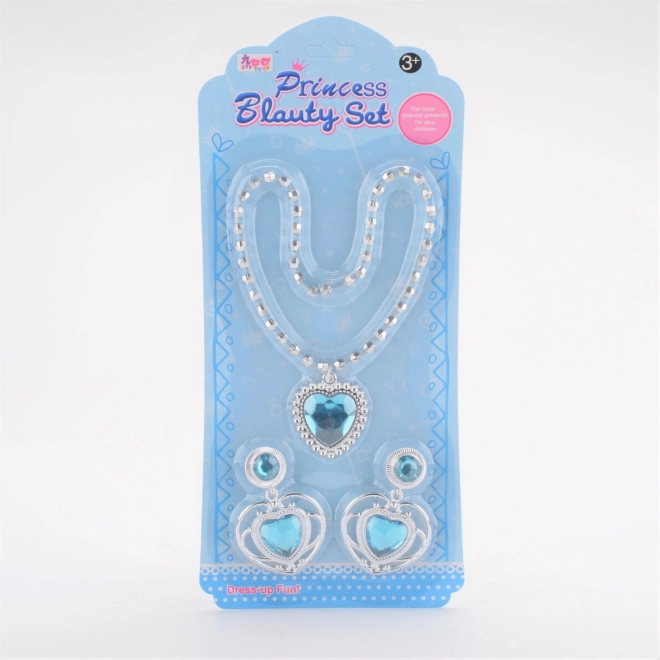 ženski komplet nakita – ogrlica in uhančki