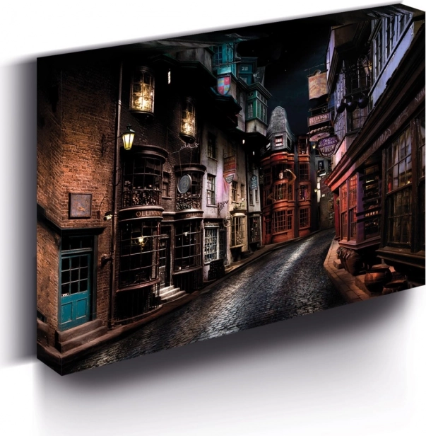 Svetleča LED slika 30x40 cm, Harry Potter – Prečna ulica