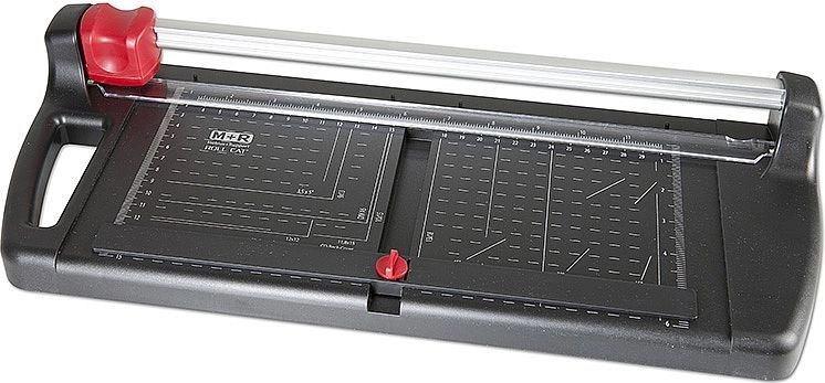 Rotacijski rezalnik M+R A4, plastičen, črn