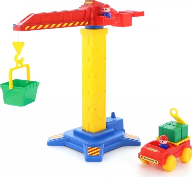 Gradbeni žerjav + avtomobilček