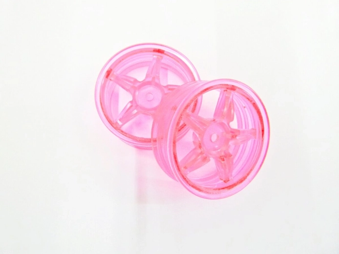 Platišče s petimi kraki Tamiya, 22 mm, v neonsko rožnati barvi