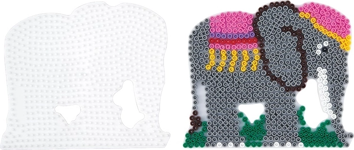 Hama midi podloga za likalne perlice slon