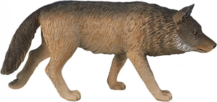 Mojo figurica gozdnega volka – v hoji