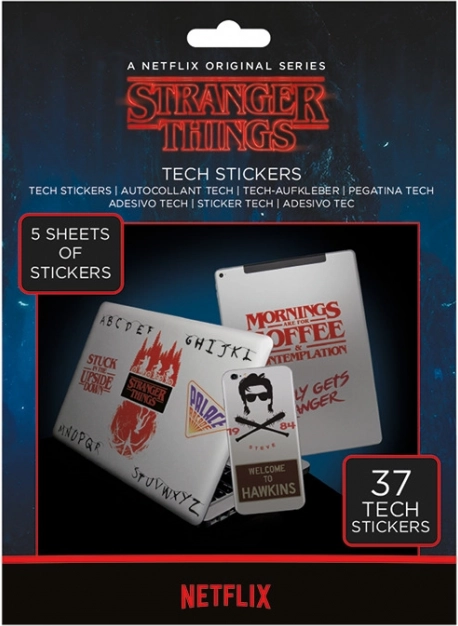 Nalepke Stranger Things, set 37 kosov