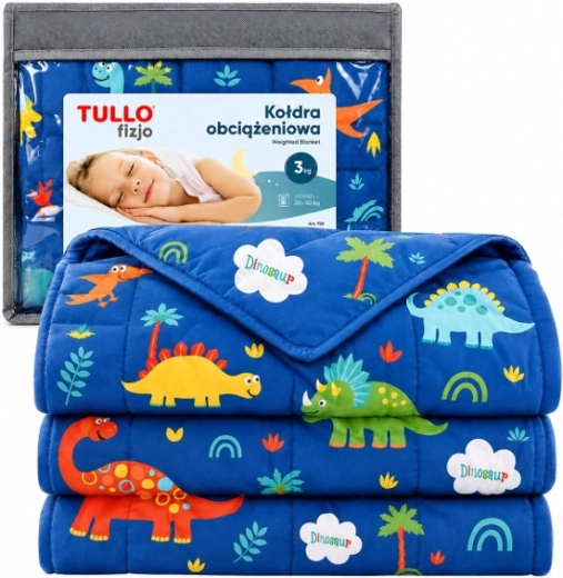 Weighted sensory blanket Tullo 4 kg blue - 1 piece