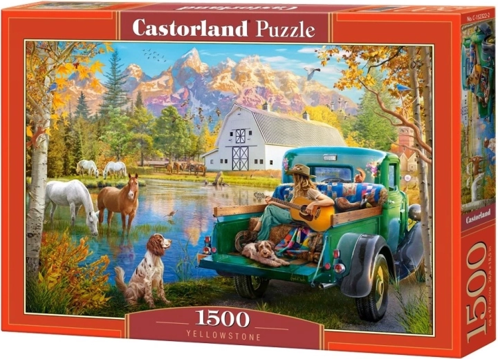 Castorland sestavljanka Yellowstone 1500 kosov