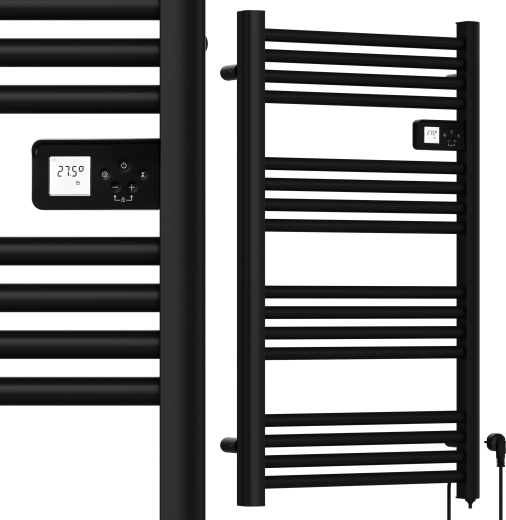 Električni kopalniški radiator Maltec 500 W črn