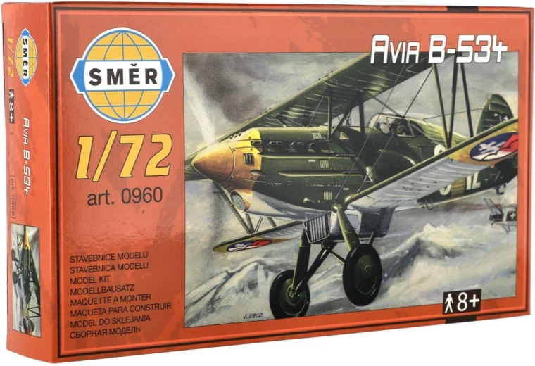 Směr plastični model letala Avia B-354 v merilu 1:72