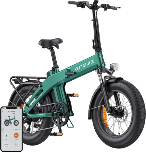 Engwe EP-2 3.0 Boost zložljivo električno kolo 250 W 20" zeleno