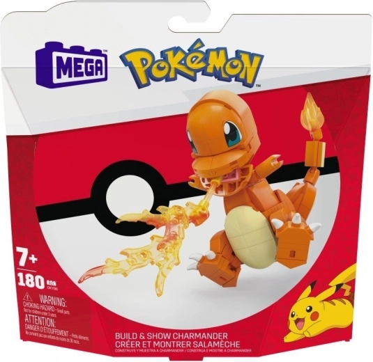 Konstruktor Pokémon Squirtle srednji – sestavljiva figurica – Charmander
