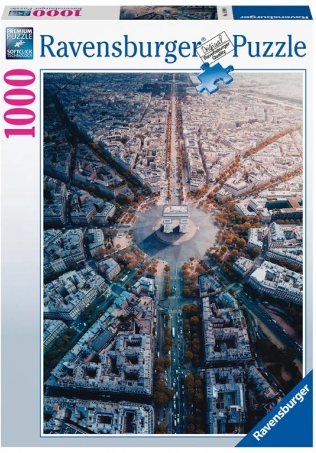 Ravensburger sestavljanka Pogled na Pariz 1000 koščkov