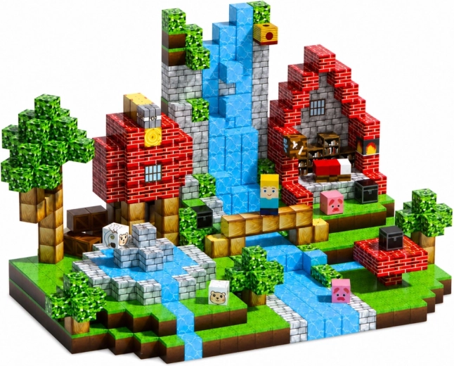 Pixel fantasy motif for creative scenes