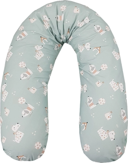 EKO blazina za dojenje Dogs Mint 180 cm