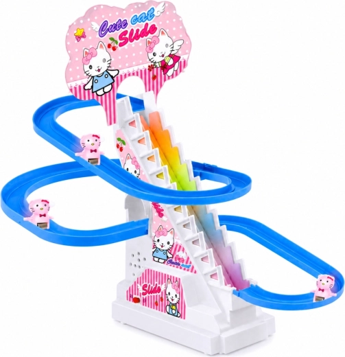 Moving stairs for continuous rides