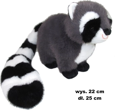 Plišasti rakun 25 cm