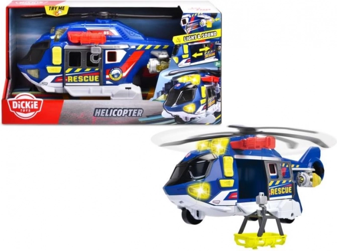 Reševalni helikopter s svetlobo in zvokom