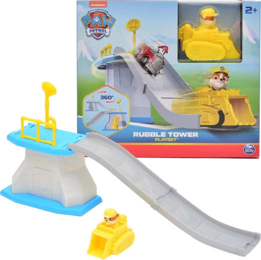 Tačke na patrulji, mini stolp s spustom in vozilom Rubble