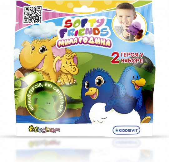 Raztegljive plišaste živalice Softy Friends – Rocza Rodzina