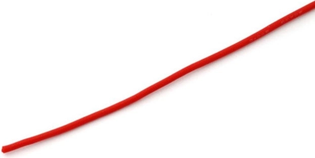 Silikonski vodnik MSP 0,5 mm² (20 AWG) rdeč 1 m