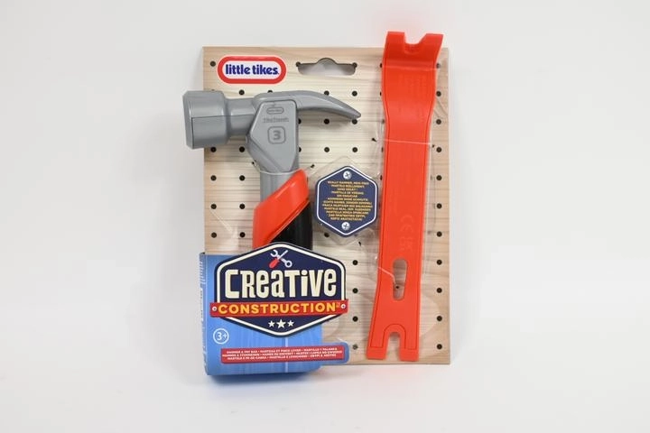Little Tikes Creative Construction otroški komplet orodja – kladivo in spona