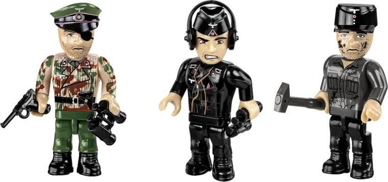3 minifigure za posadko in dioramo
