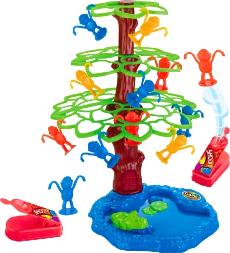 Zabavno izstreljevanje in obešanje opic